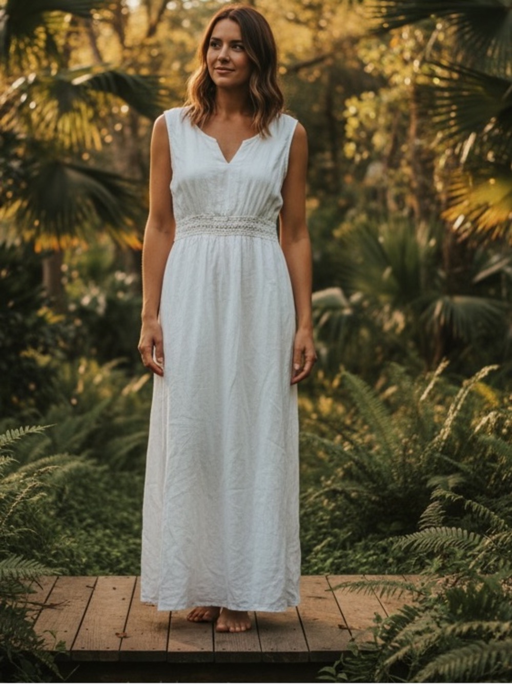 NWT TERZO MILLENNIO LINEN COVER UP
